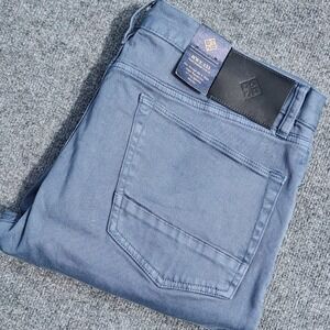 Roark HWY 133 Standard Slim Fit Denim Jeans/Pants sz 36 Grey/Blue 5 Pocket